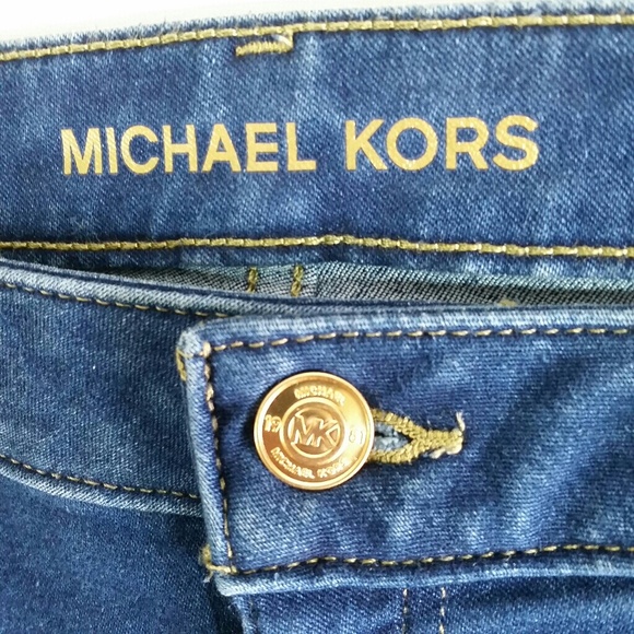 Michael Kors Star Gaze Indigo Skinny Jeans Sz 8 - Picture 5 of 8